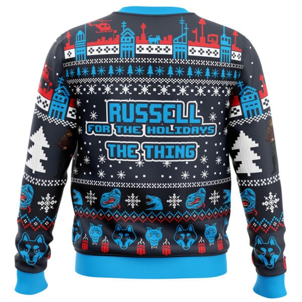 Russell For The Holidays The Thing Ugly Christmas Sweater