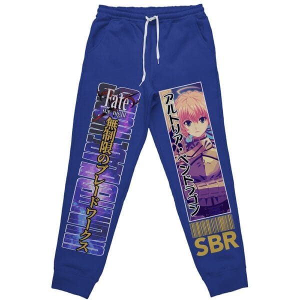 Saber Fate Stay Night Unlimited Blade Works Streetwear Sweatpants