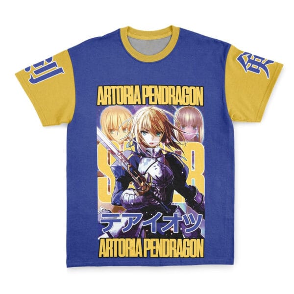 Saber Fate Stay Night Unlimited Blade Works Streetwear T Shirt