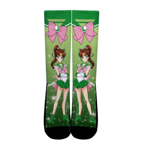 Sailor Jupiter Socks Sailor Moon Uniform Anime Socks