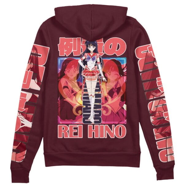 Sailor Mars Sailor Moon Streetwear Zip Hoodie Jacket