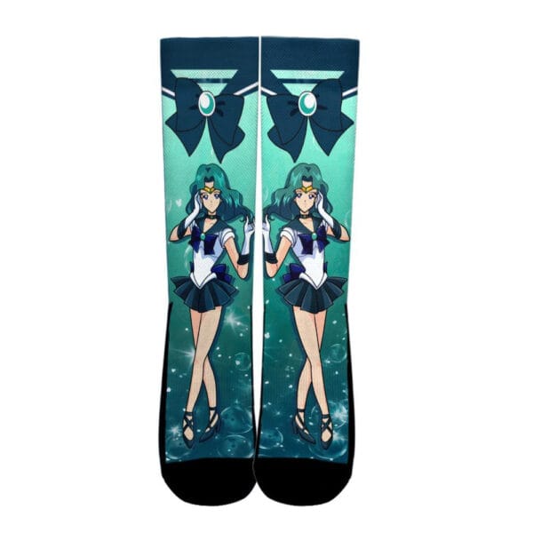 Sailor Neptune Socks Sailor Moon Uniform Anime Socks