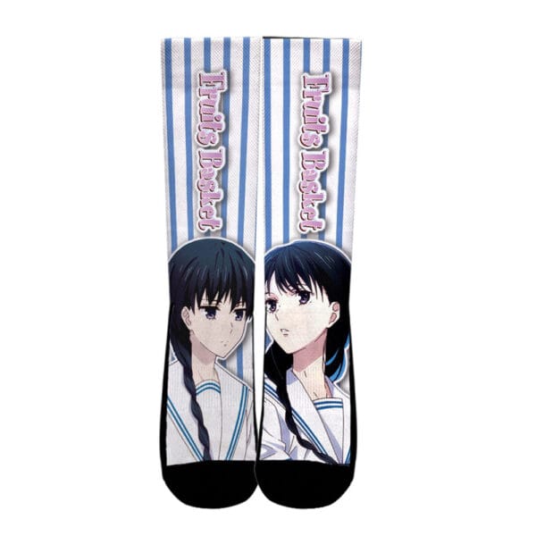 Anime Saki Hanajima Socks Fruits Basket Custom Anime Socks