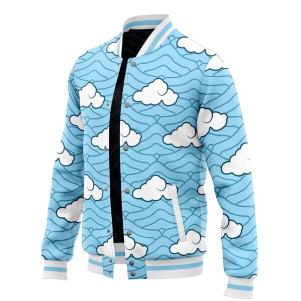 Anime Sakonji Urokodaki Pattern Demon Slayer Varsity Jacket