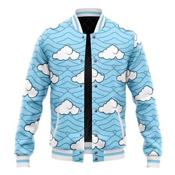 Anime Sakonji Urokodaki Pattern Demon Slayer Varsity Jacket