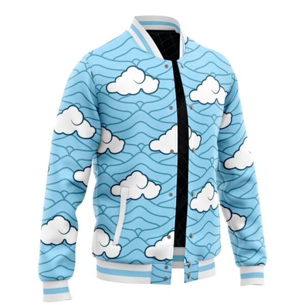 Anime Sakonji Urokodaki Pattern Demon Slayer Varsity Jacket