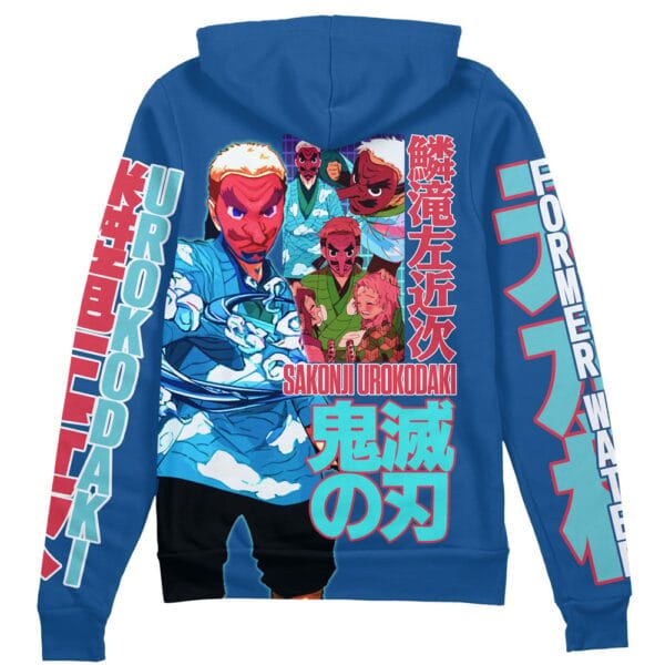 Sakonji Urokodaki V2 Demon Slayer Streetwear Zip Hoodie Jacket