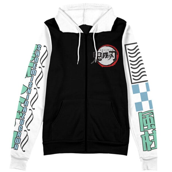 Sanemi Shinazugawa Demon Slayer Streetwear Zip Hoodie Jacket