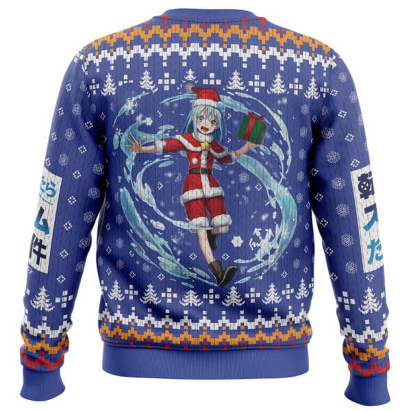 Anime Santa Rimuru That Time I Got Reincarnated As A Slime Christmas Sweater