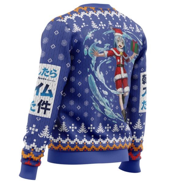 Anime Santa Rimuru That Time I Got Reincarnated As A Slime Christmas Sweater