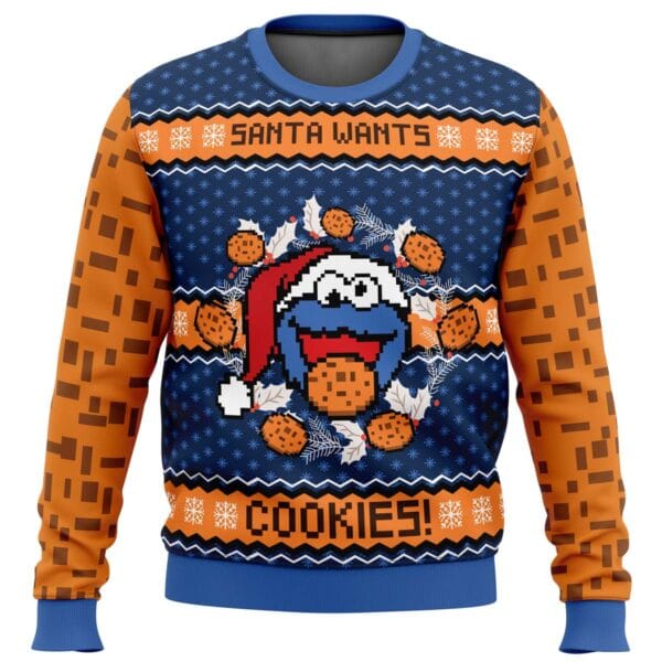 Santa Wants Cookies Ugly Christmas Sweater