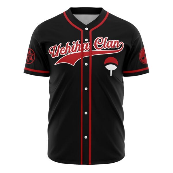 Anime Sasuke Uchiha Clan Naruto Baseball Jersey Anime