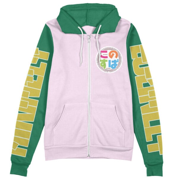 Sato Kazuma Konosuba Streetwear Zip Hoodie Jacket