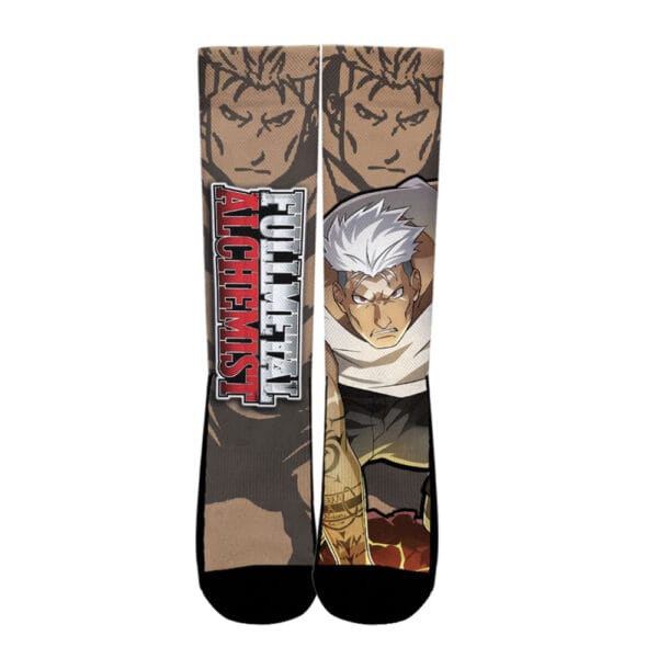 Scar Socks Fullmetal Alchemist Custom Anime Socks Manga Style