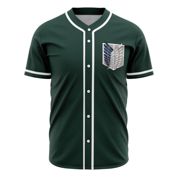 Anime Scouting Regiment Attack On Titan Baseball Jersey