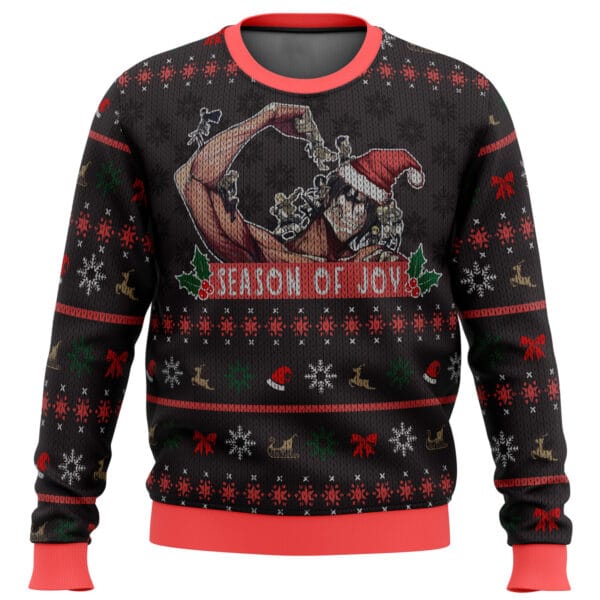 Anime Season Of Joy Attack On Titan Ugly Christmas Sweater