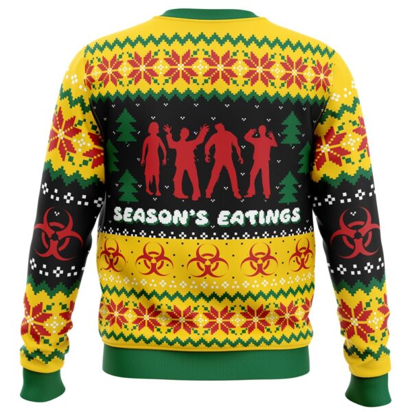 Seasons Eatings Zombie Ugly Christmas Sweater