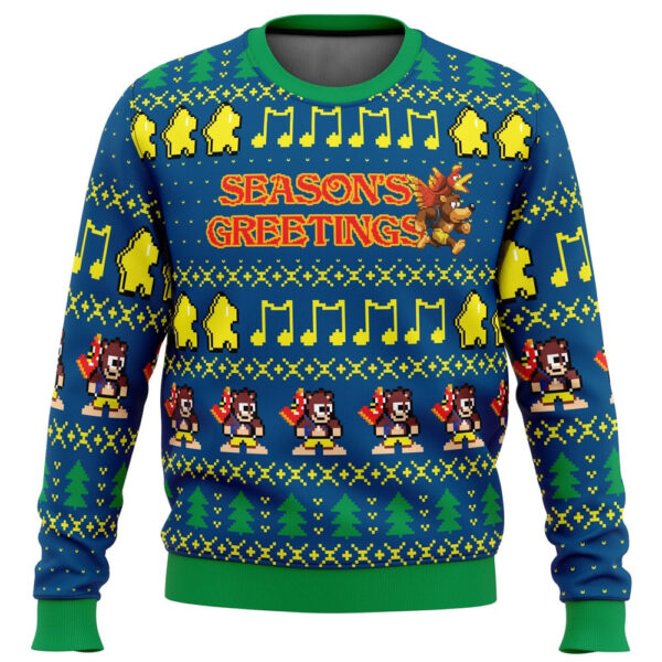 Seasons Greetings Banjo Kazooie Ugly Christmas Sweater