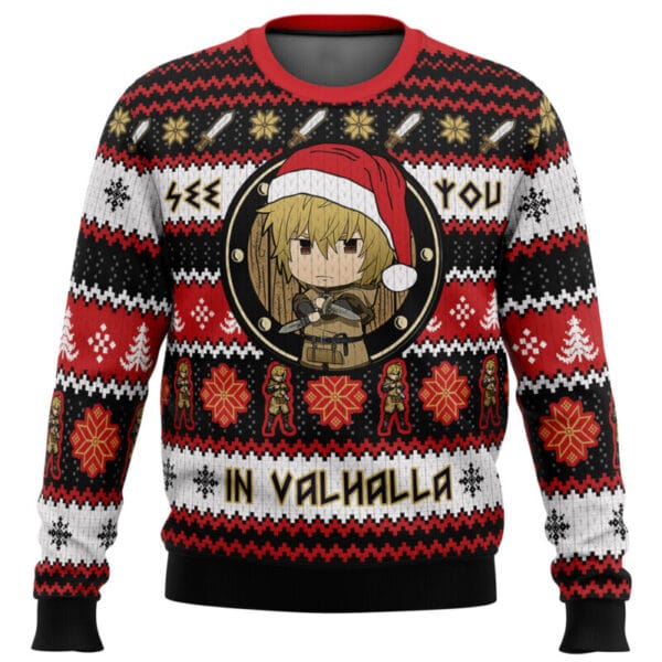 See You In Valhalla Vinland Saga Christmas Sweater