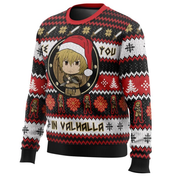 See You In Valhalla Vinland Saga Christmas Sweater