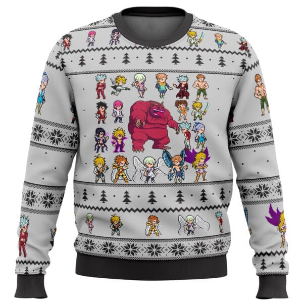 Anime Seven Deadly Sins Sprites Ugly Christmas Sweater