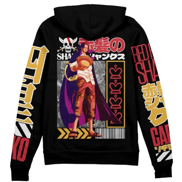 Shanks One Piece Streetwear Zip Hoodie Jacket