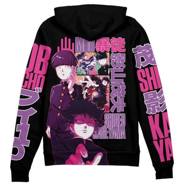 Shigeo Kageyama V3 Mob Psycho 100 Streetwear Zip Hoodie Jacket