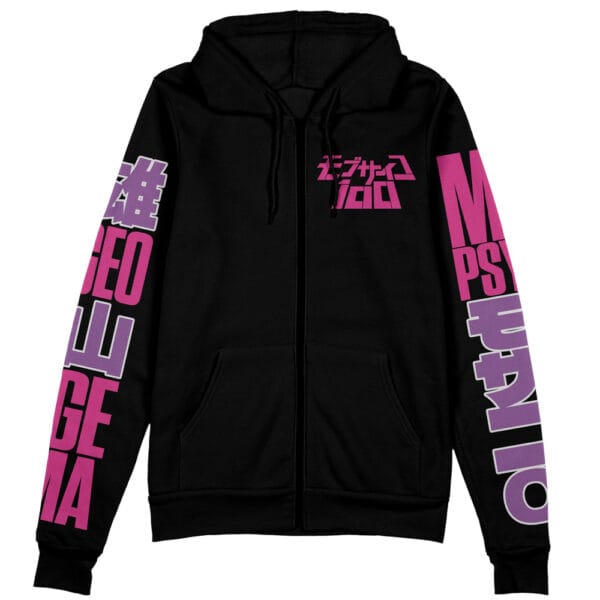 Shigeo Kageyama V3 Mob Psycho 100 Streetwear Zip Hoodie Jacket