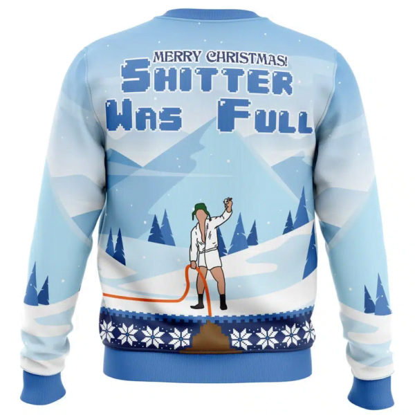 Shitter Was Full National Lampoons Christmas Vacation Ugly Christmas Sweater