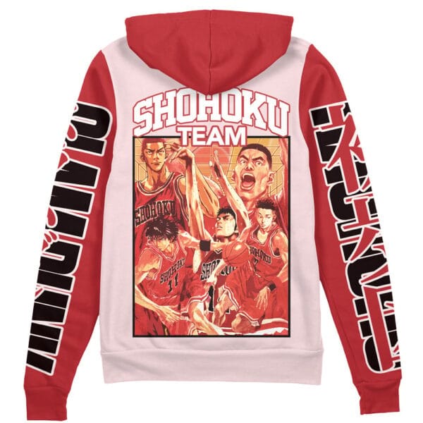 Shohoku Team Slam Dunk Streetwear Zip Hoodie Jacket