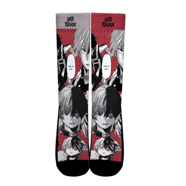 Shoto Todoroki Socks My Hero Academia Anime Socks Mixed Manga