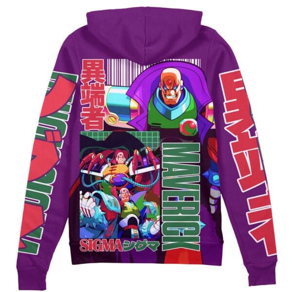 Sigma Mega Man Streetwear Zip Hoodie Jacket