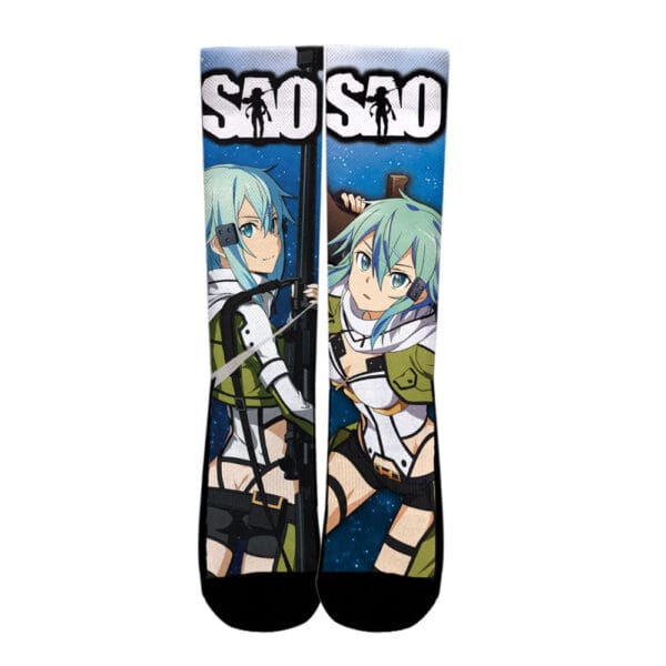 Anime Sinon Socks Sword Art Online Custom Anime Socks