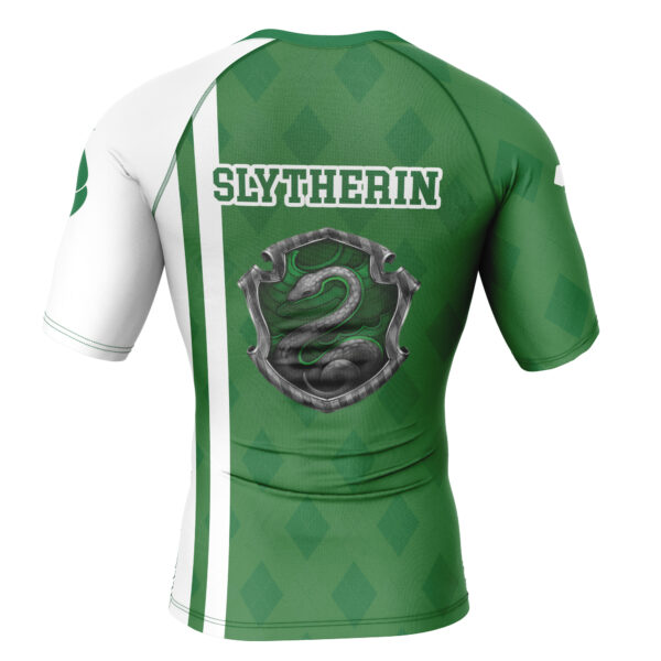 Slytherin Harry Potter Short Sleeve Rash Guard Compression Shirt