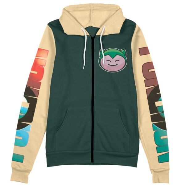 Snorlax Pokemon Streetwear Zip Hoodie Jacket