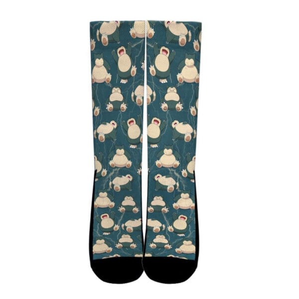 Snorlax Socks Costume Pokemon Anime Socks Pattern