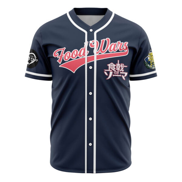 Anime Soma Yukihira Food Wars Baseball Jersey