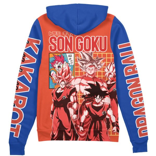 Son Goku Dragon Ball Super Streetwear Zip Hoodie Jacket