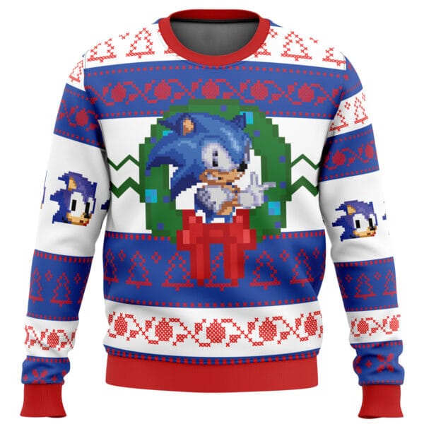 Sonic The Hedgehog Ugly Christmas Sweater