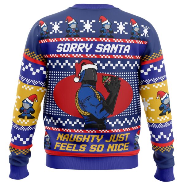 Sorry Santa Cobra Commander Gi Joe Ugly Christmas Sweater