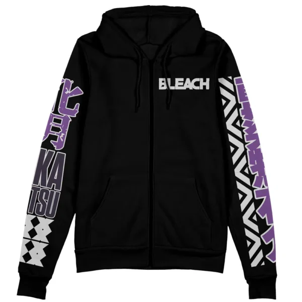 Anime Sosuke Aizen Tybwa Bleach Streetwear Zip Hoodie Jacket