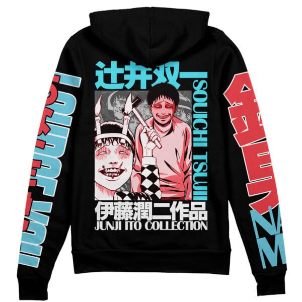 Souichi Junji Ito Collection Streetwear Zip Hoodie Jacket