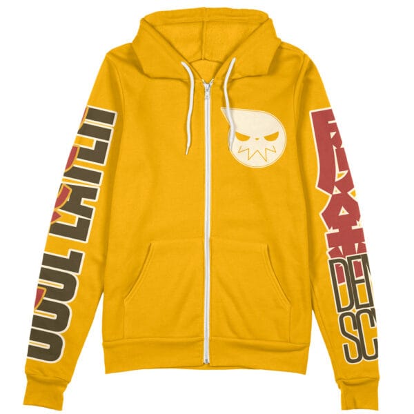 Soul Evans Soul Eater Streetwear Zip Hoodie Jacket