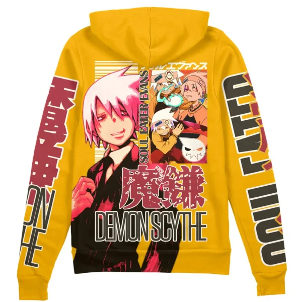 Soul Evans Soul Eater Streetwear Zip Hoodie Jacket