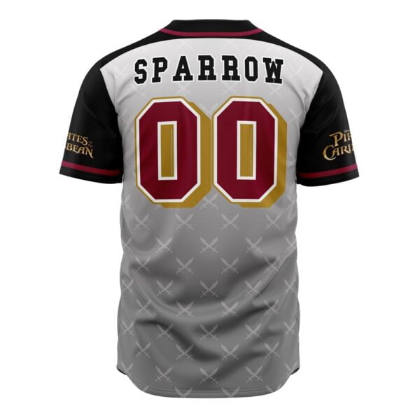 Sparrow Pirates Of The Caribbean V1 Disney Baseball Jersey