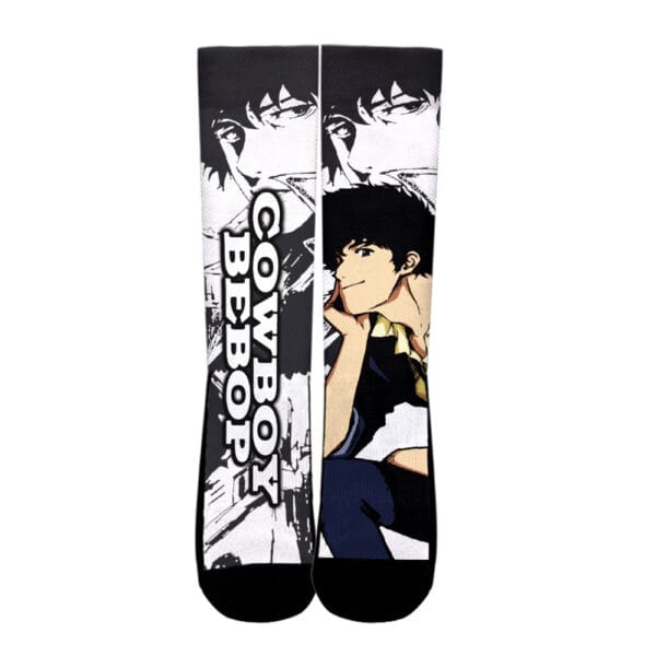 Anime Spike Spiegel Socks Cowboy Bebop Custom Anime Socks Manga Style