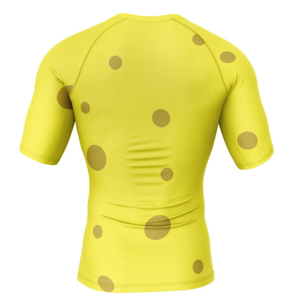 Spongebob Squarepants Short Sleeve Rash Guard Compression Shirt