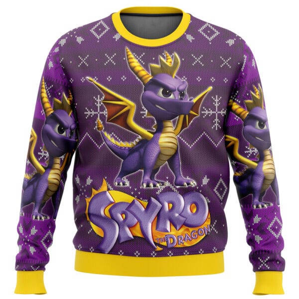 Spyro The Dragon Ugly Christmas Sweater