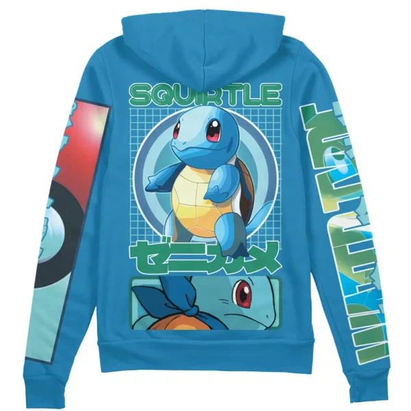 Squirtle Pokemon Streetwear Zip Hoodie Jacket