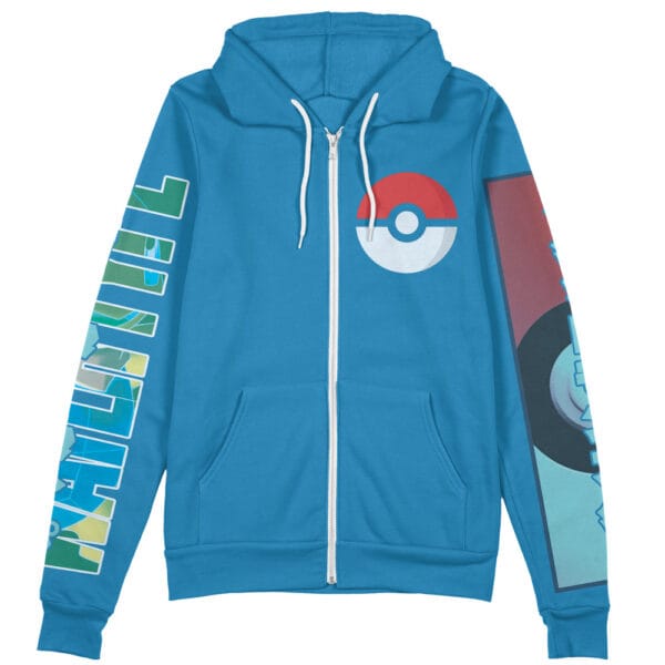 Squirtle Pokemon Streetwear Zip Hoodie Jacket